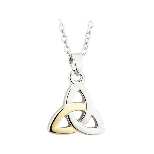 Two-Tone Trinity Knot Pendant