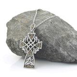 Vintage Celtic cross necklace 1
