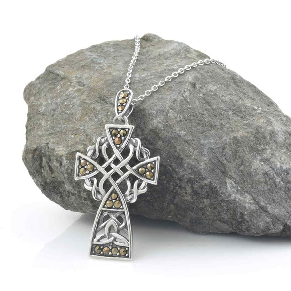 Vintage Celtic cross necklace 1