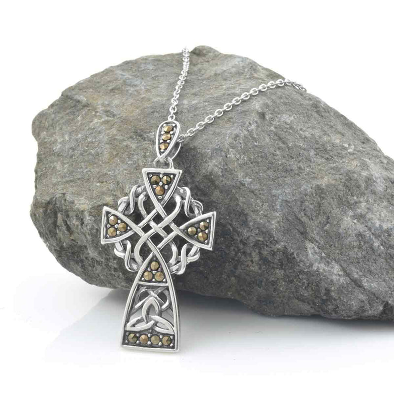 Vintage Celtic cross necklace 1