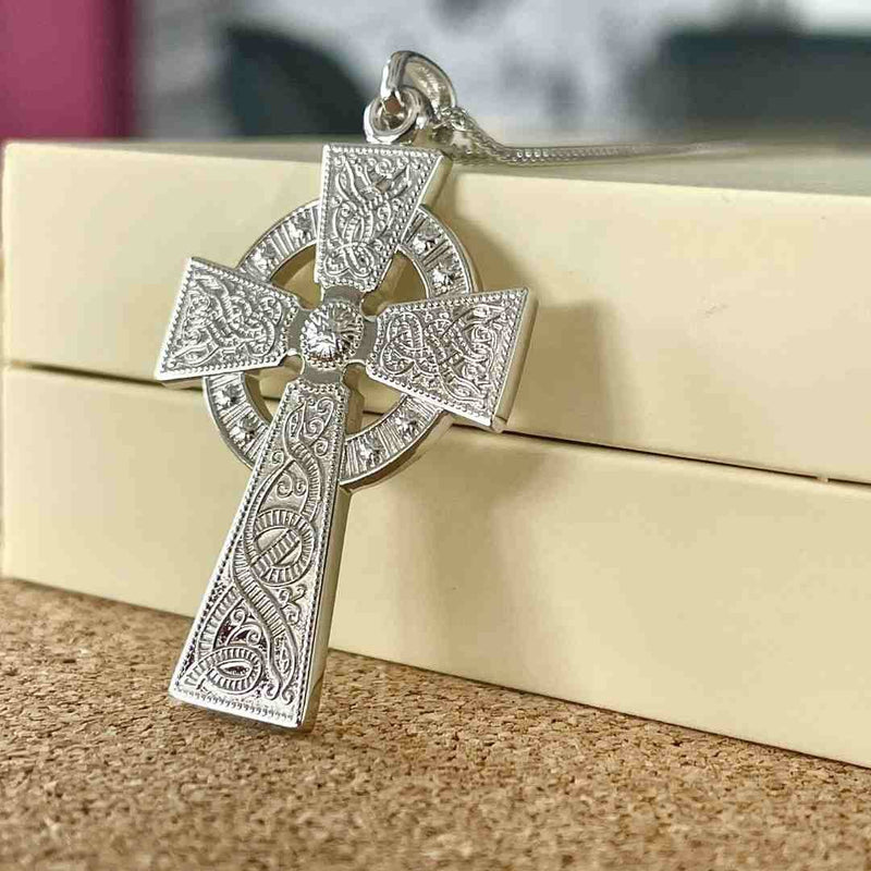 Celtic Warior cross necklace