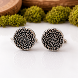 Trinity Knot Pewter Cufflinks