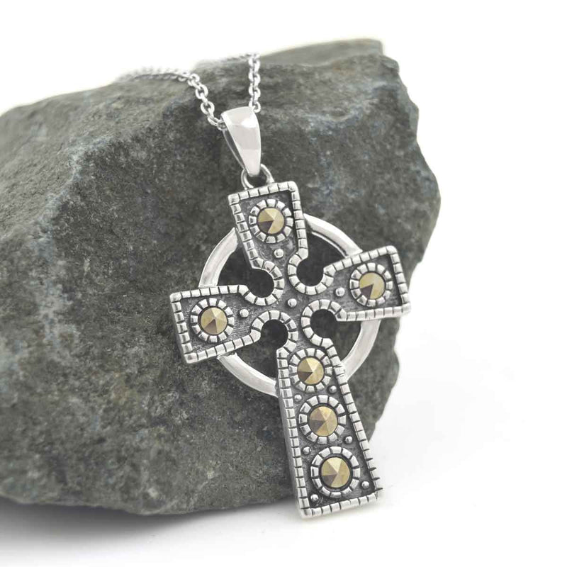 Sterling Silver Celtic Cross Necklace