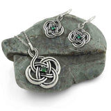celtic knot earring and necklace 2