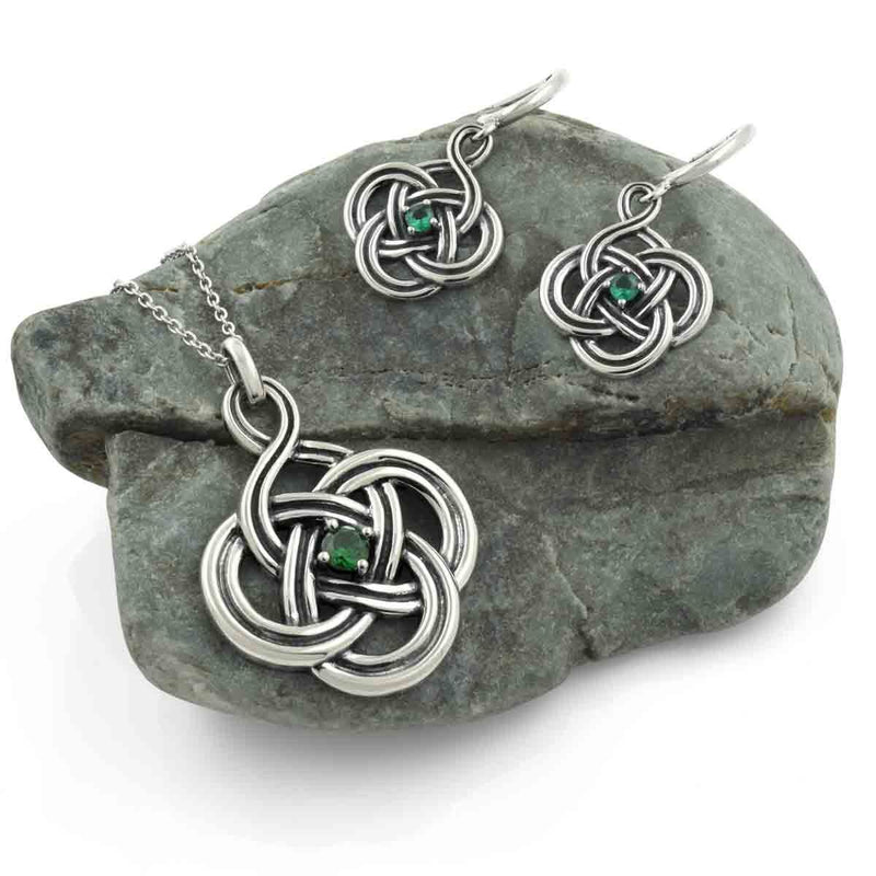 celtic knot earring and necklace 2