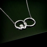 claddagh circle necklet 1