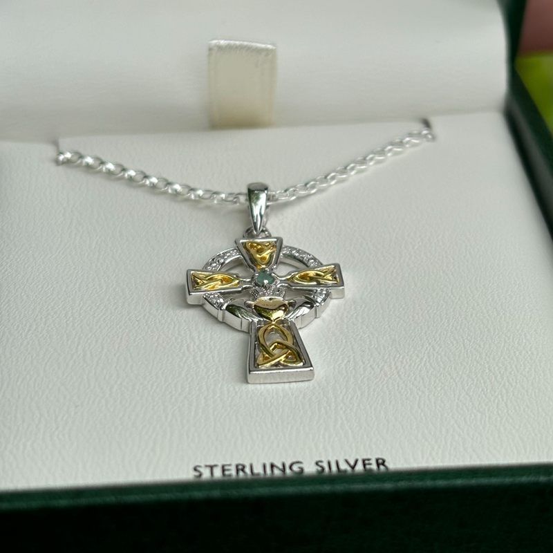 Luxury Claddagh Cross Combination Cross