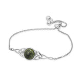 connemara marble trinity knot bracelet