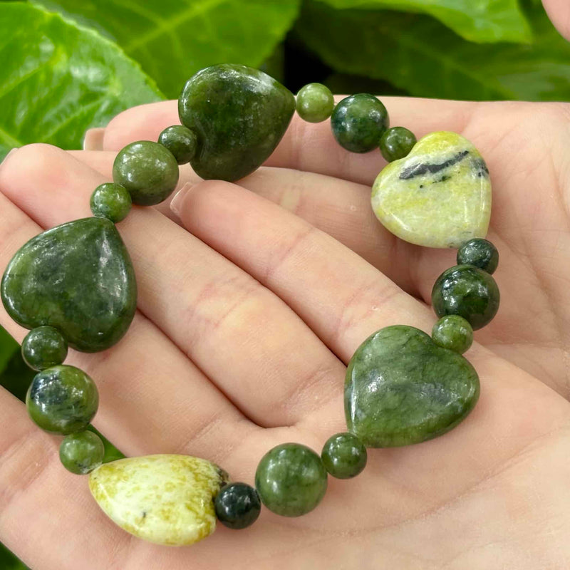 Connemara Marble Heart Bracelet