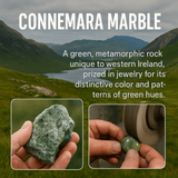 Oval Connemara Marble Rosary