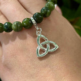 Connemara Marble Trinity Charm Bracelet