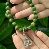 Connemara Marble Trinity Charm Bracelet