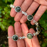 Pulsera de trébol de mármol de Connemara