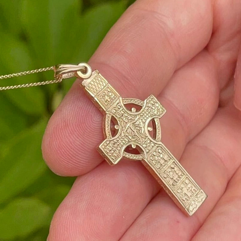 Historic Monasterboice High Cross in Gold - Recreation Collection