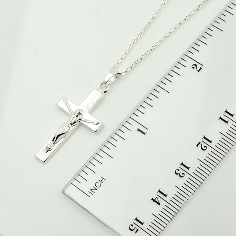 Sterling Silver Crucifix Necklace