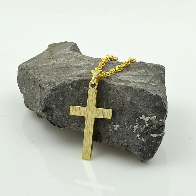 9k Yellow Gold Crucifix