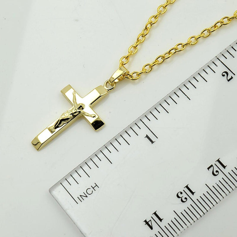 9k Yellow Gold Crucifix