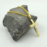 9k Yellow Gold Crucifix