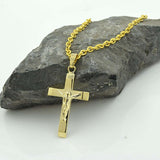 9k Yellow Gold Crucifix
