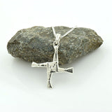 Silver St. Bridget's Cross Necklace