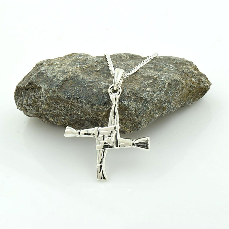 Silver St. Bridget's Cross Necklace