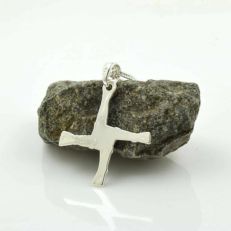Silver St. Bridget's Cross Necklace