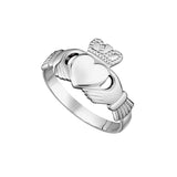 women's claddagh ring sterling silver