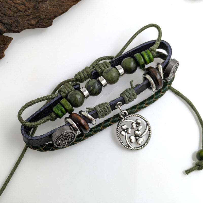 Trinity Knot Charm Hippy Bracelet