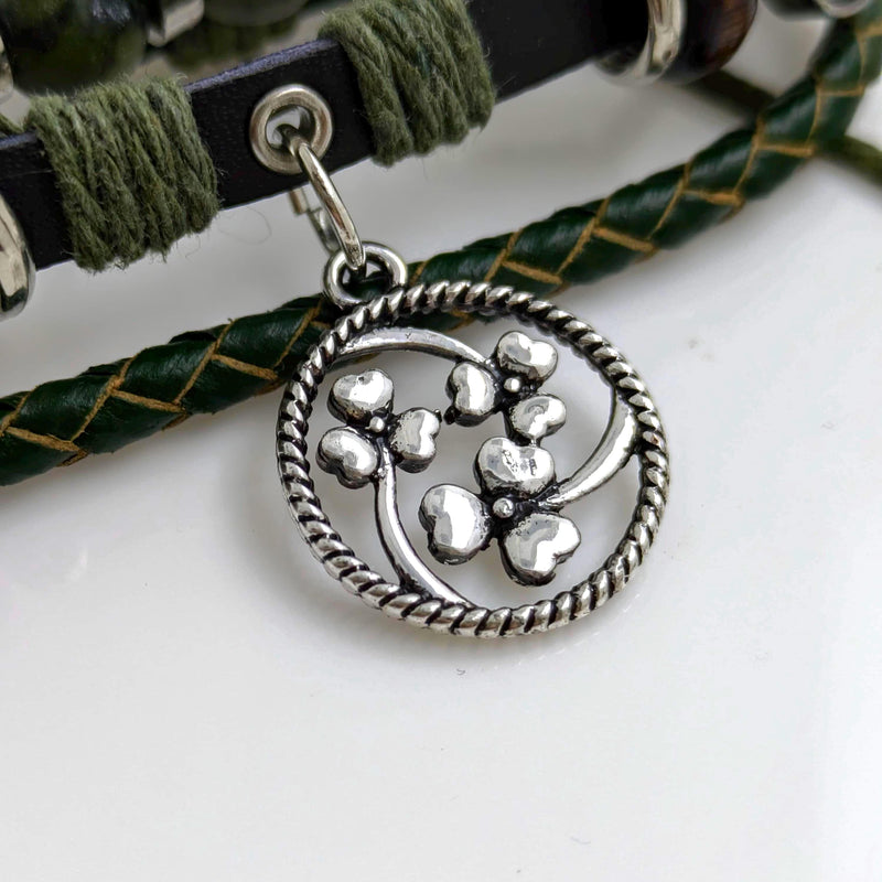 Trinity Knot Charm Hippy Bracelet