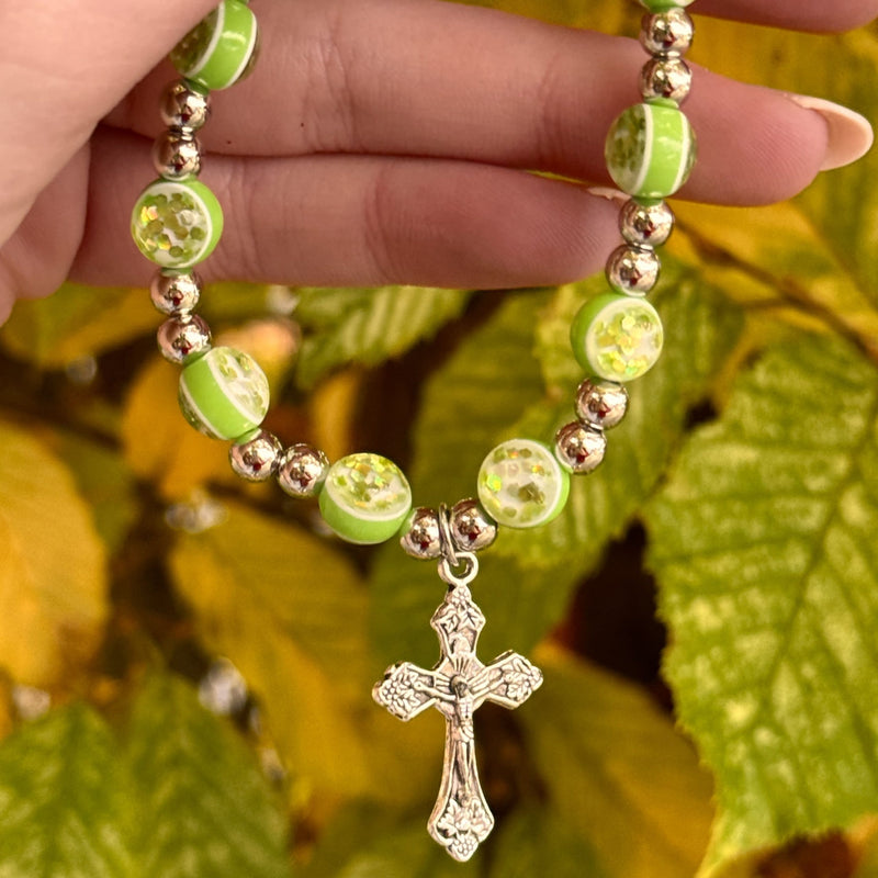 Encantador Rosario de Pulsera para Niños