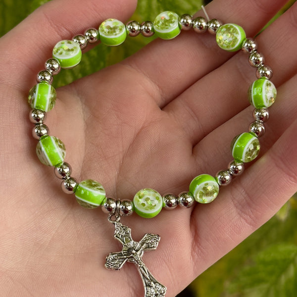 kids rosary bracelet
