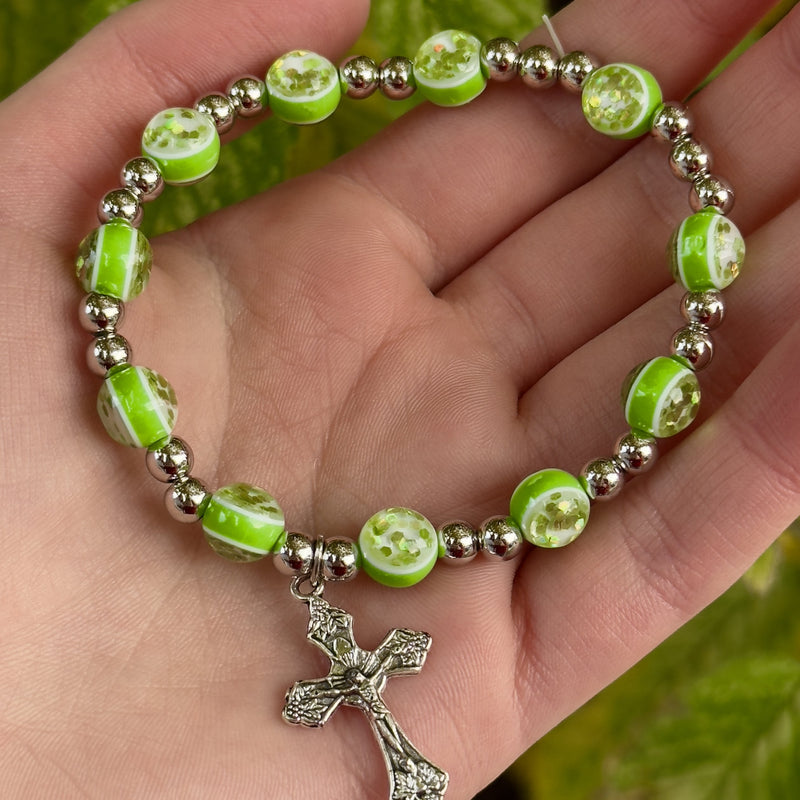 kids rosary bracelet
