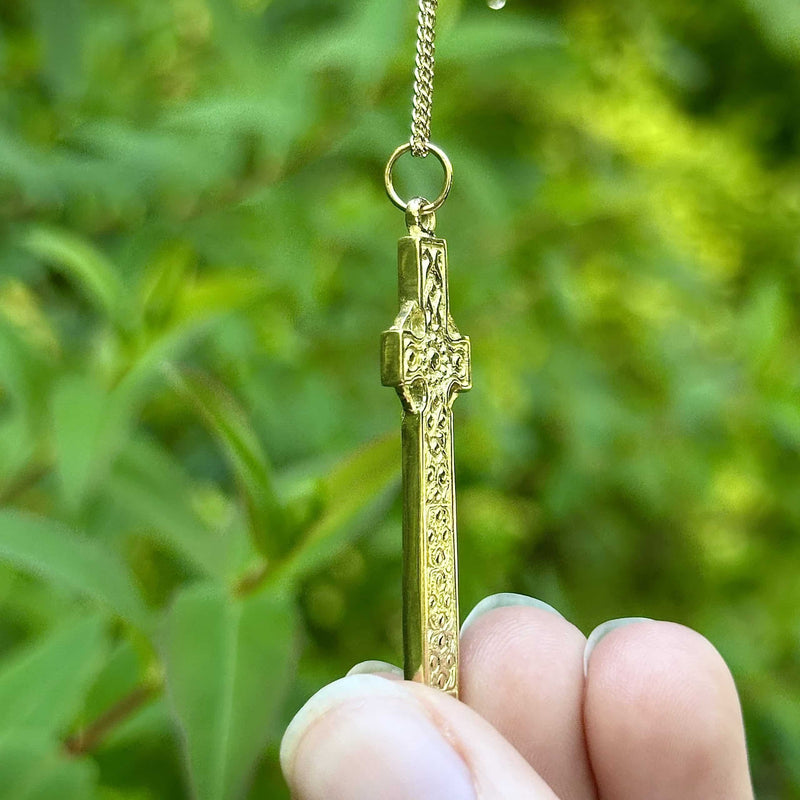 Historic Iona High Cross in Solid Gold - Recreation Collection