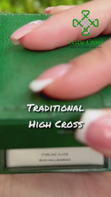 Small Silver Irish High Cross