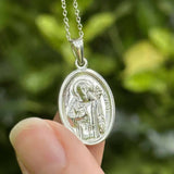 Benediktusmedaille aus Sterlingsilber