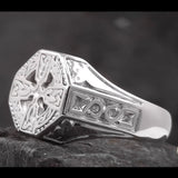 Anillo celta de plata