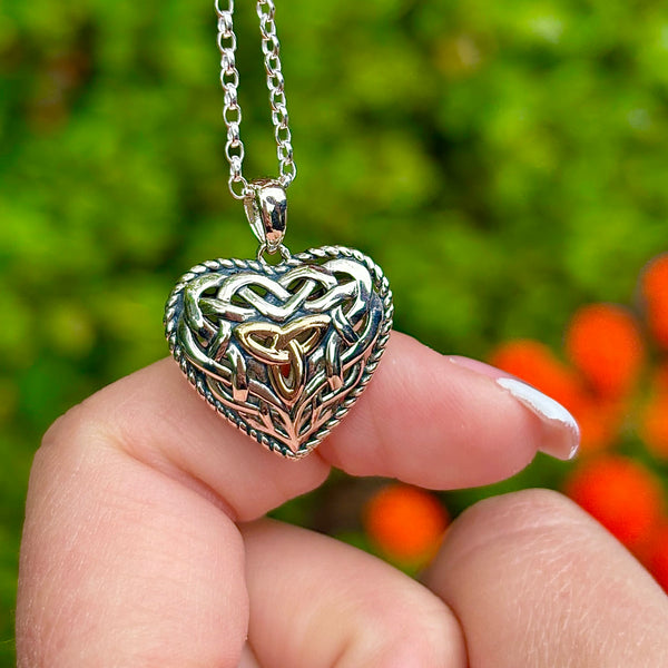 Celtic Knot Heart Necklace