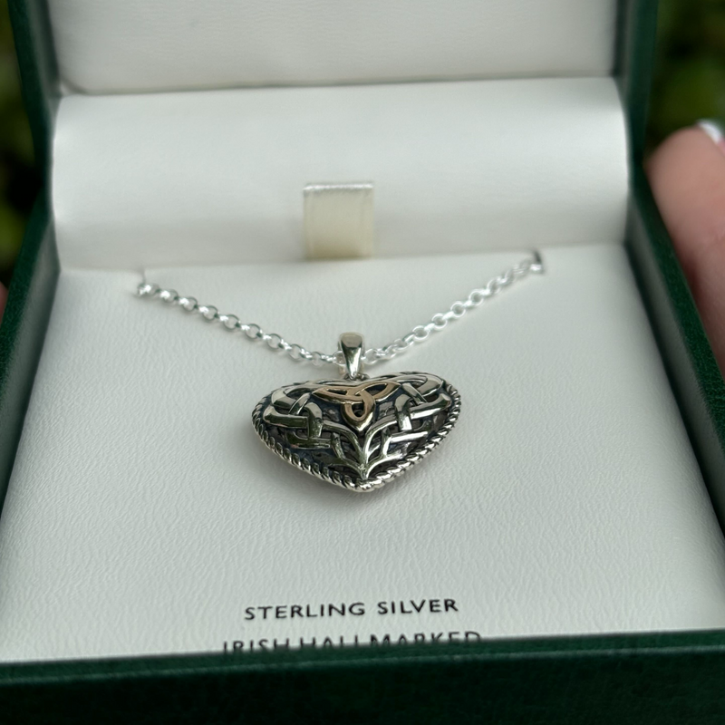 Celtic Knot Heart Necklace