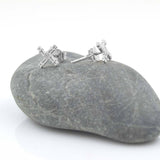 Sterling Silver St. Brigid's Cross Stud Earrings