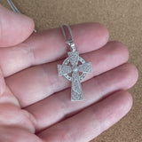 Medium Silver Cross - Warrior Series