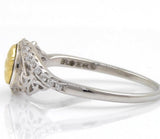 Anillo Trinidad Retorcida Solsticio con cuenta de oro de 18K