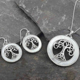 tree of life earring and necklace