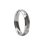 mens claddagh wedding band 1