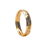 Mens Claddagh Wedding Band Gold